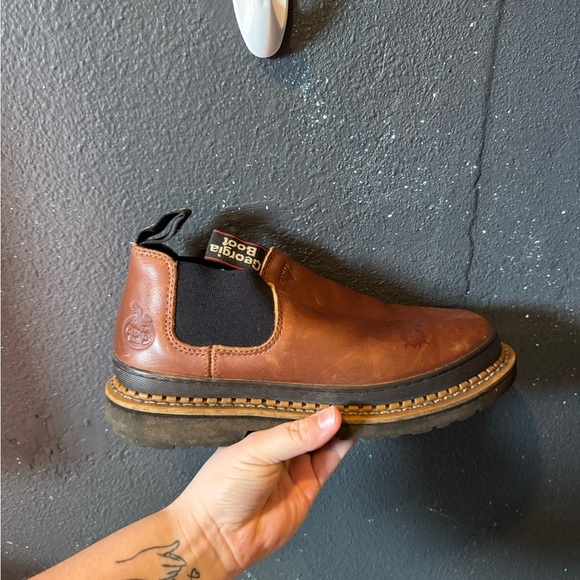 Men’s Georgia Boot Brown Leather Chelsea Boots main image 6